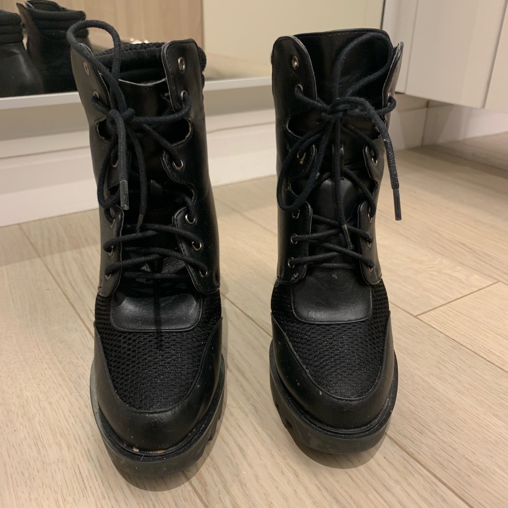 Nasty gal lace-up boots